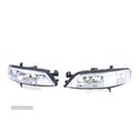 FARÓIS FRONTAIS PARA OPEL VECTRA B 99-02 FUNDO CROMADO - 1