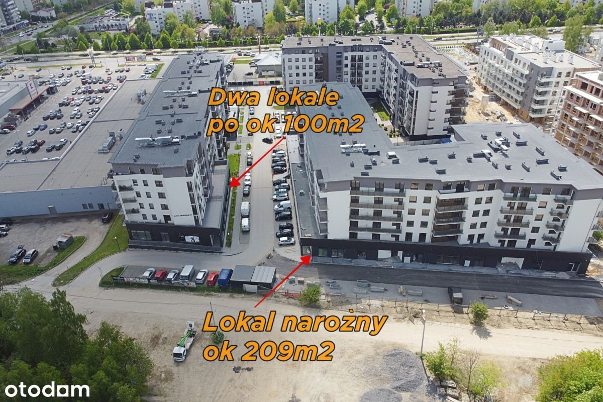 Lokal nowy ok 100m2 parter Okulickiego Parkitka