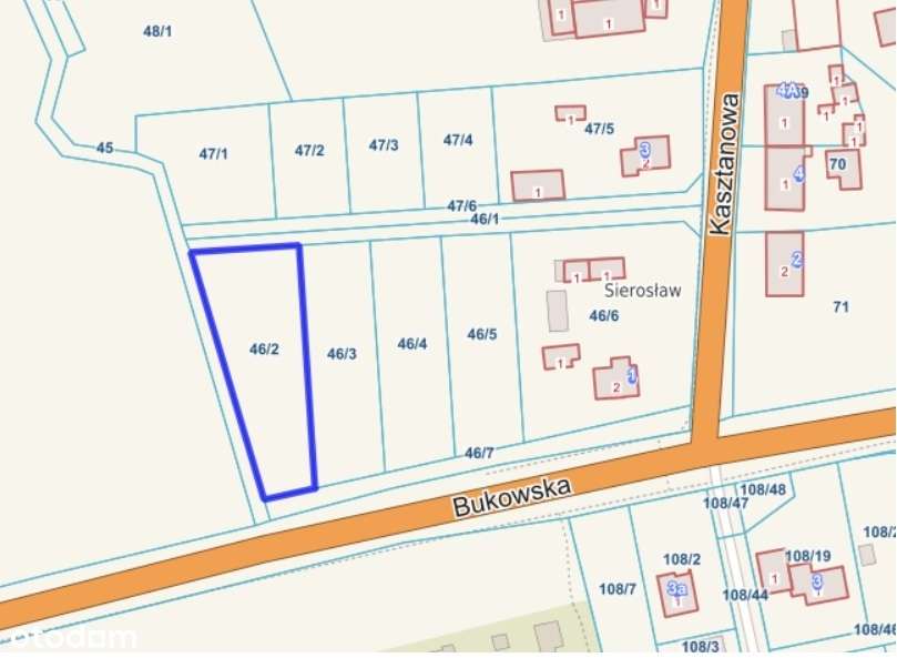 Działka budowlana MPZP | Sierosław | 1584 m2 - Pełny obrazek: 3/7