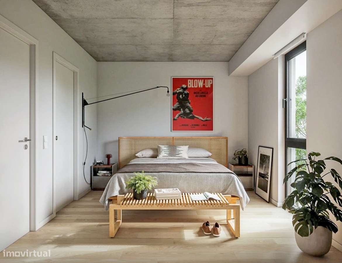 Apartamento T1+ 1 com varanda em Leça da Palmeira.-9