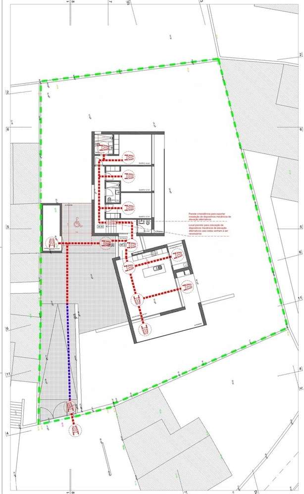 Lote de terreno com 951 m² -  Projeto aprovado para moradia térrea de-9
