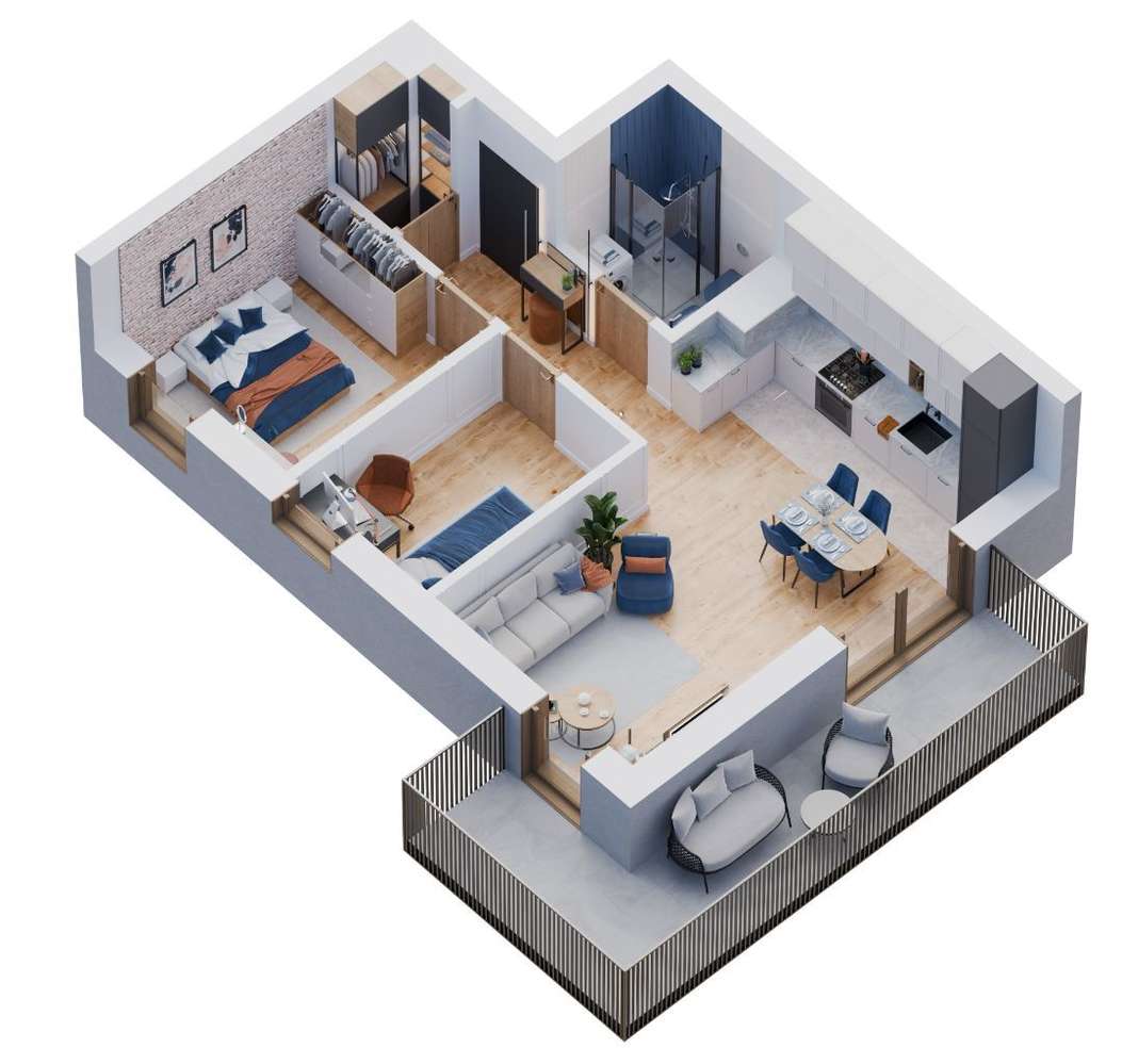 Krokowa, 3 pokoje, nowe, winda, Orlex Invest - Pełny obrazek: 5/5