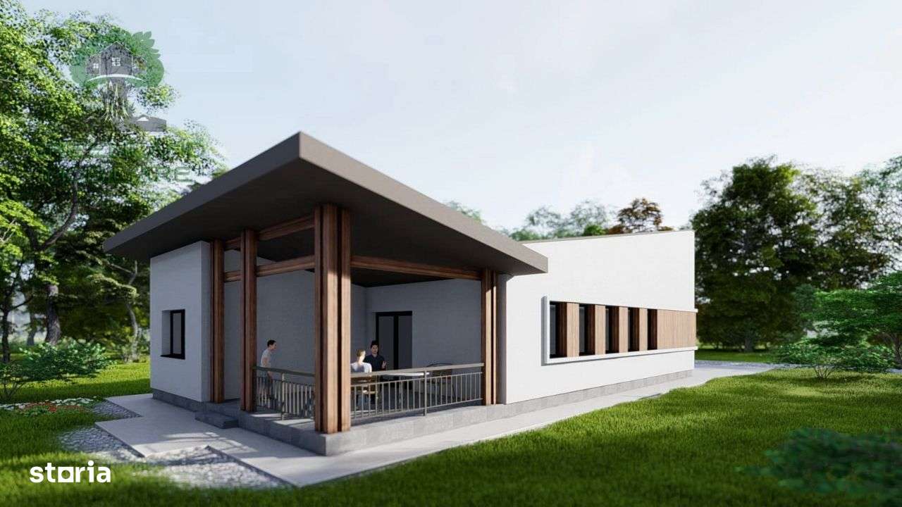 Casa parter 4 camere, 2 bai, 110mp, teren 550mp, Manta Rosie - Hlincea - Imagine principală: 1/20