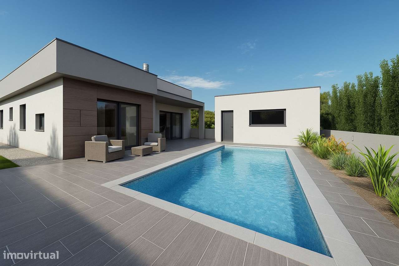 Moradia Térrea de Luxo T5 - Com piscina - Azeitão-0