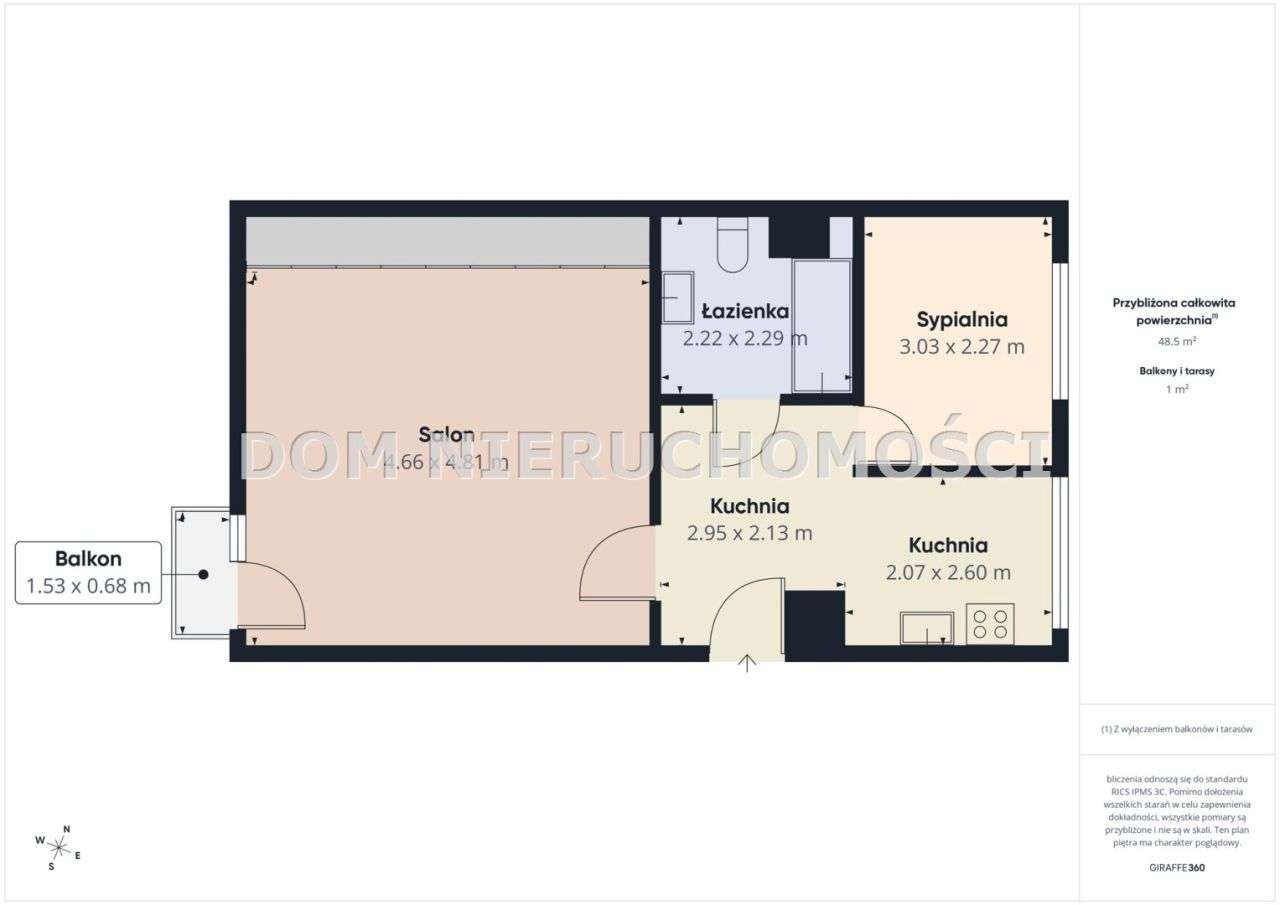 2 pokoje w świetnej lokalizacji - ul. Korczaka-16