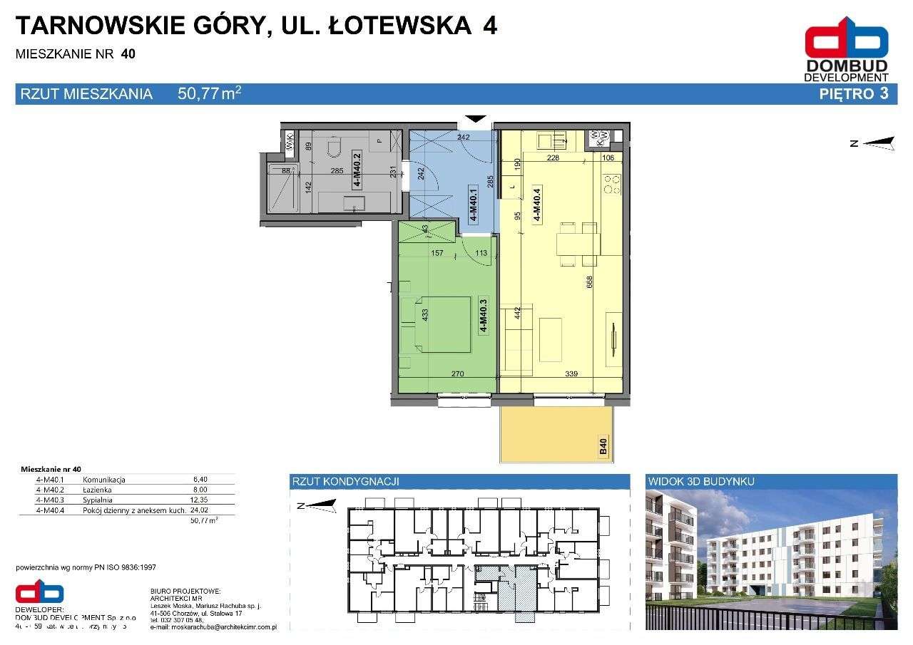 Tarnowskie Góry ul. Łotewska A2/M40 - 2 pok. - Pełny obrazek: 2/13