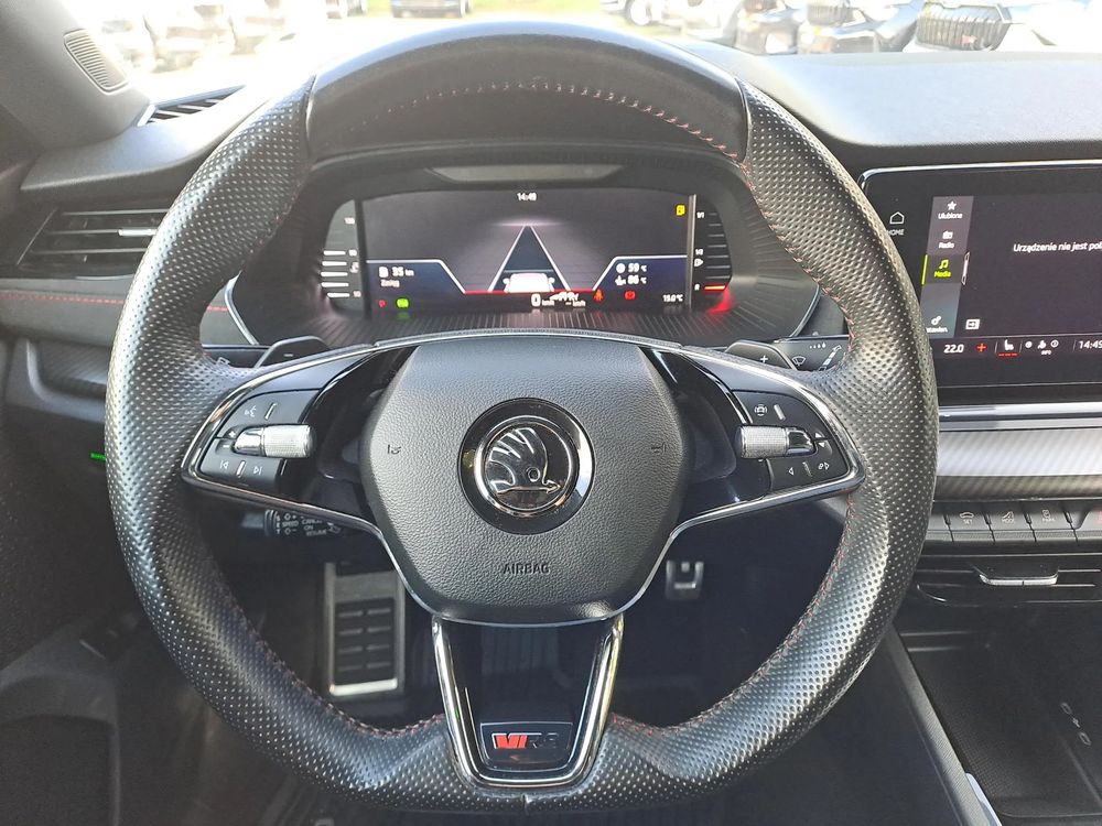 SKODA OCTAVIA RS Selection 245KM DSG Virtual Salon PL 1 właściciel ASO VAT23%
