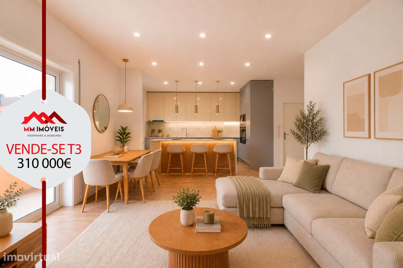 Apartamento T3 Aguas Santas Renovado 3 Frentes Varandas Gara