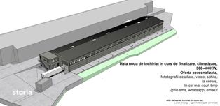 Hala cu climatizare noua de inchiriat, 1146mp, Miroslava str. Azurului