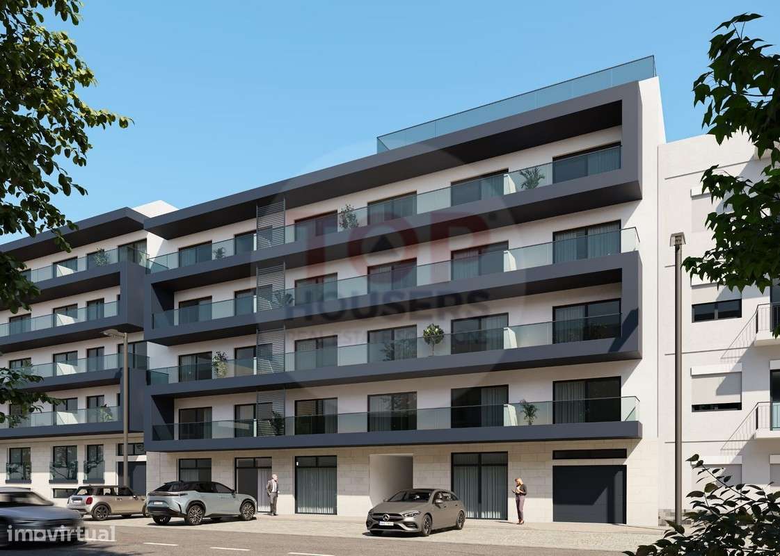 Apartamento T1 Novo com piscina no terraço e garagem - Olhão - Grande imagem: 2/21