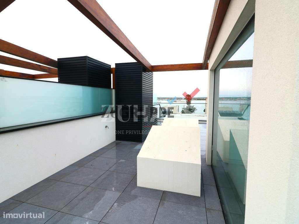 Apartamento T3 com terraço de 237 m2 com vistas Mar e Ria situado n...-3