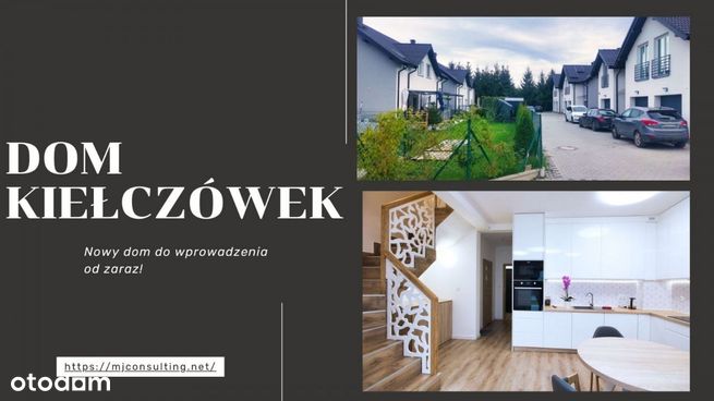 Wrocław, Kiełczówek, nowy dom 112 m2, wykończony