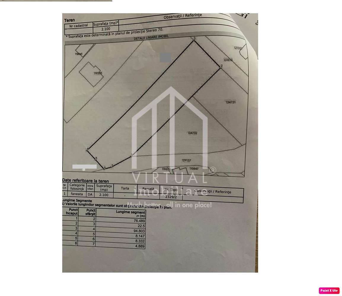 Teren de vanzare in Sibiu cu PUZ - Oportunitate investitie - Imagine principală: 2/2