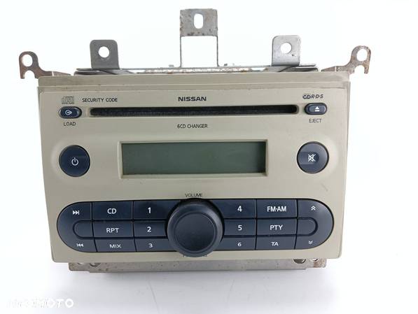 RADIO RADIOODTWARZACZ CD NISSAN MICRA K12 (2003-2007) 6 CD CHANGER - 1