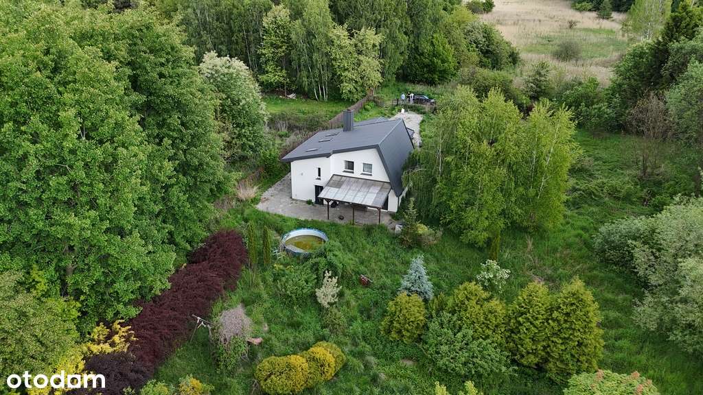 Dom przy Lesie Łagiewnickim. Działka 9184m i stawy
