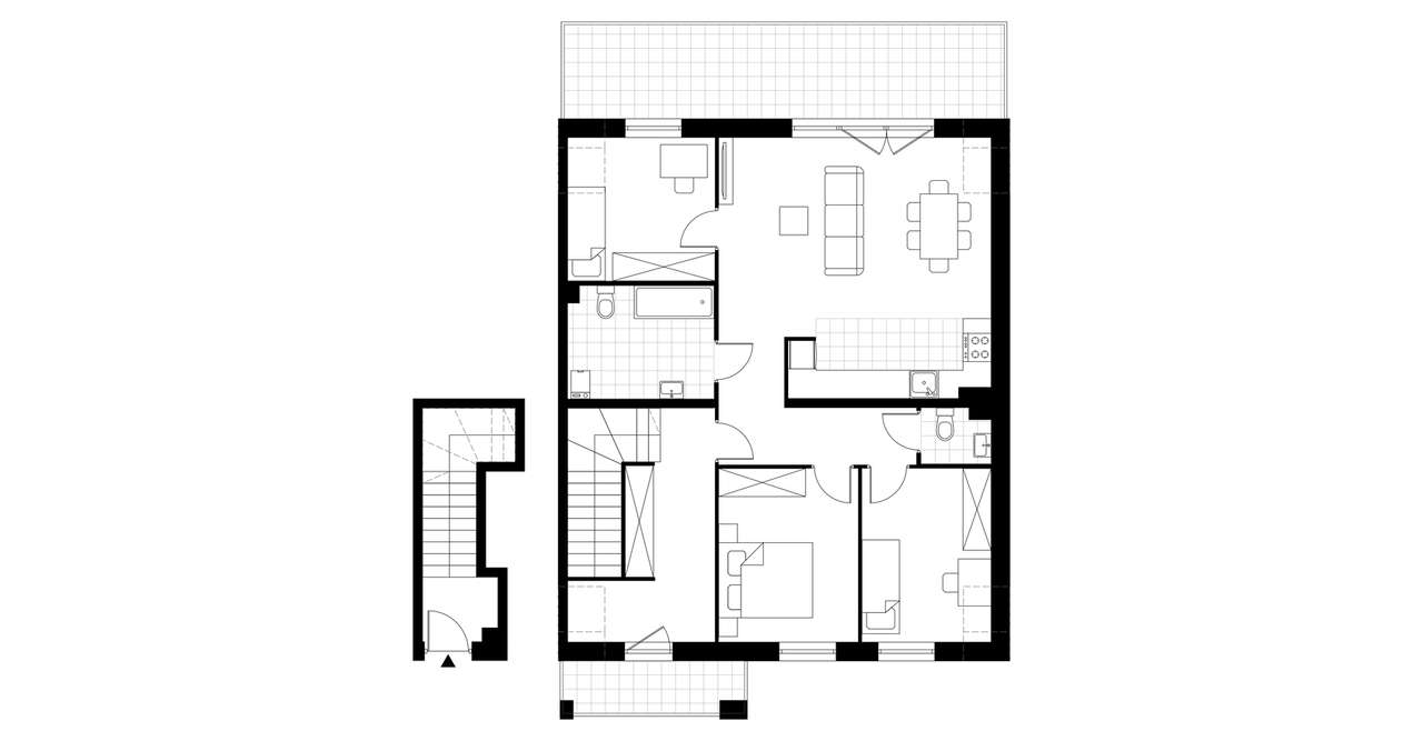 Aleja Wiśniowa Pogórze | mieszkanie 91,74 m2 |B_2 - Pełny obrazek: 4/9