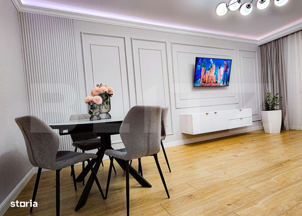 Apartament de lux, 2 camere, 55 mp, parcare - Imagine principală: 3/8