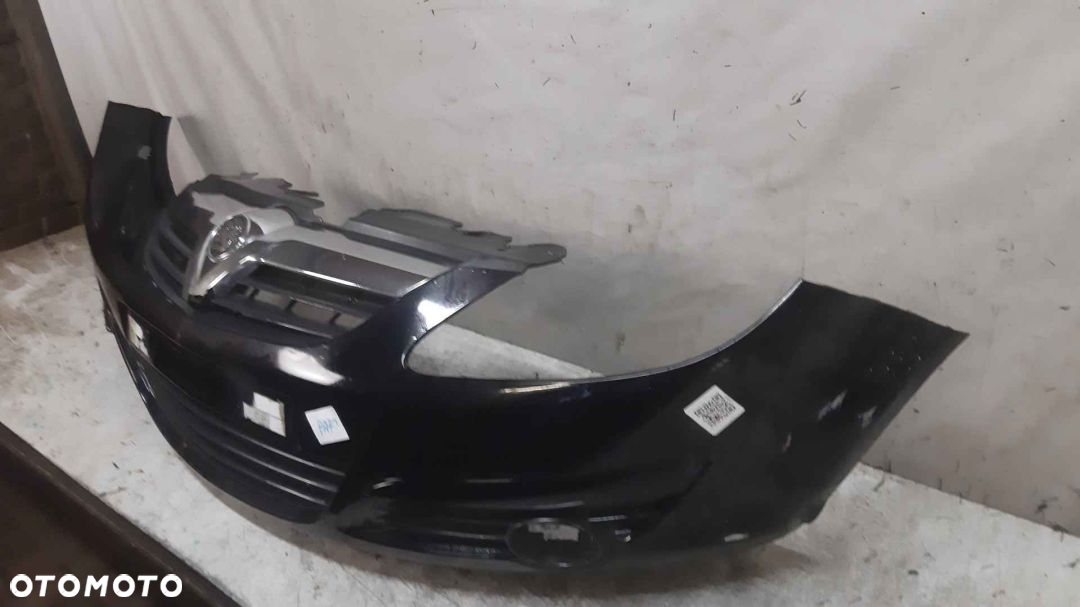 $# ZDERZAK PRZÓD PRZEDNI DO OPEL CORSA D + GRILL KOD KOLOR Z20R CZARNY - 3