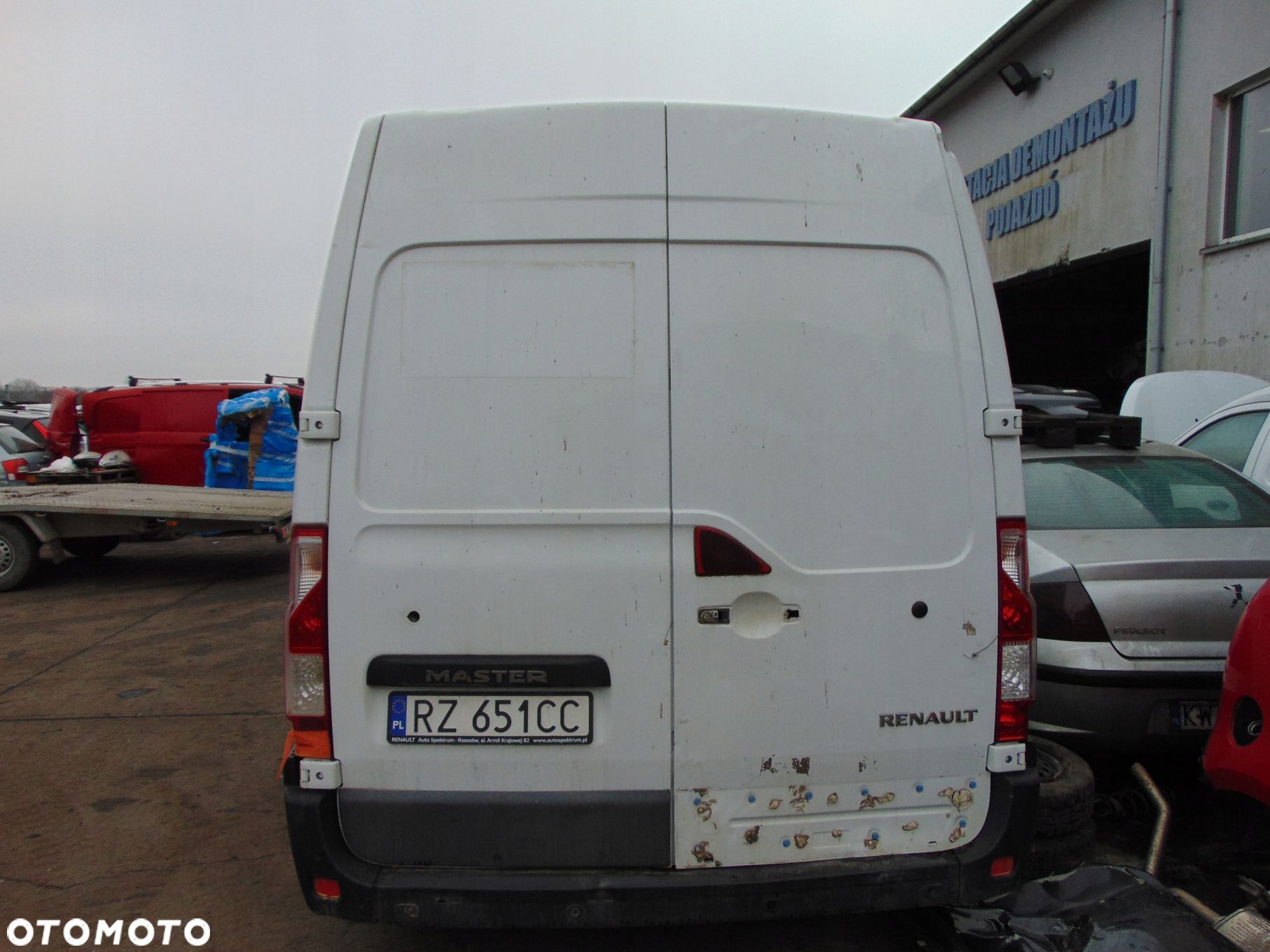 DRZWI LEWE TYŁ TYLNIE TYLNE SKRZYDEŁKOWE RENAULT MASTER III - 1