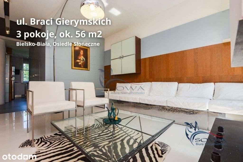 3 pokoje | Balkon | Os. Słoneczne | 55,8 m2-0