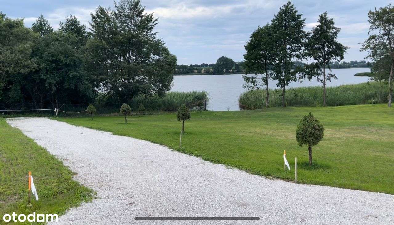 Działka nad jeziorem z domem z bala naturalnego - Pełny obrazek: 5/20