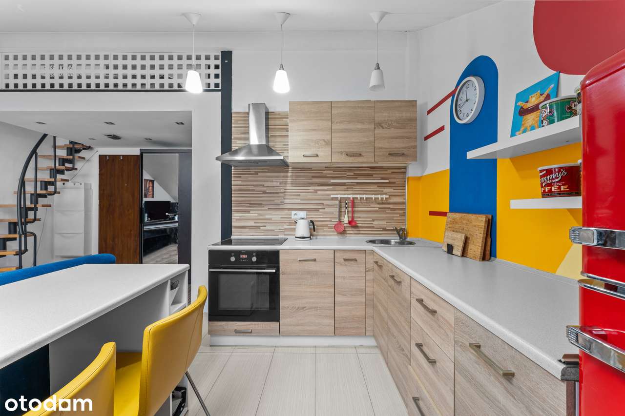 Kawalerka 22 m2 z wysoką antresolą 10 m2, klimatyzacja, Dąbrowskiego 4 - Pełny obrazek: 4/18