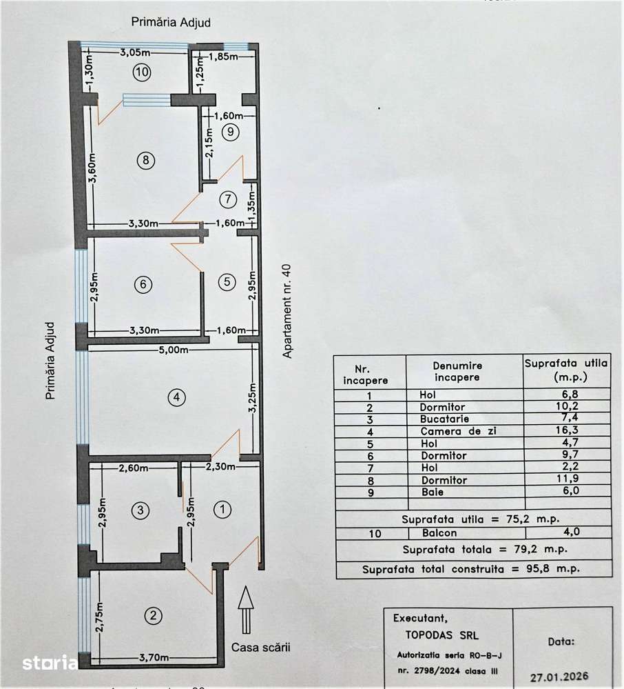 Apartament 4 camere etaj 2 zona centru vechi - Casa de Cultura-16