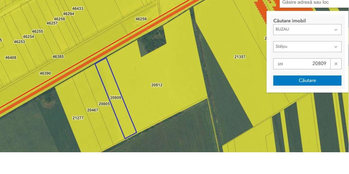 Teren Extravilan Arabil 9.999 mp:Licitație Publică– Stâlpu, Jud. Buzău-1