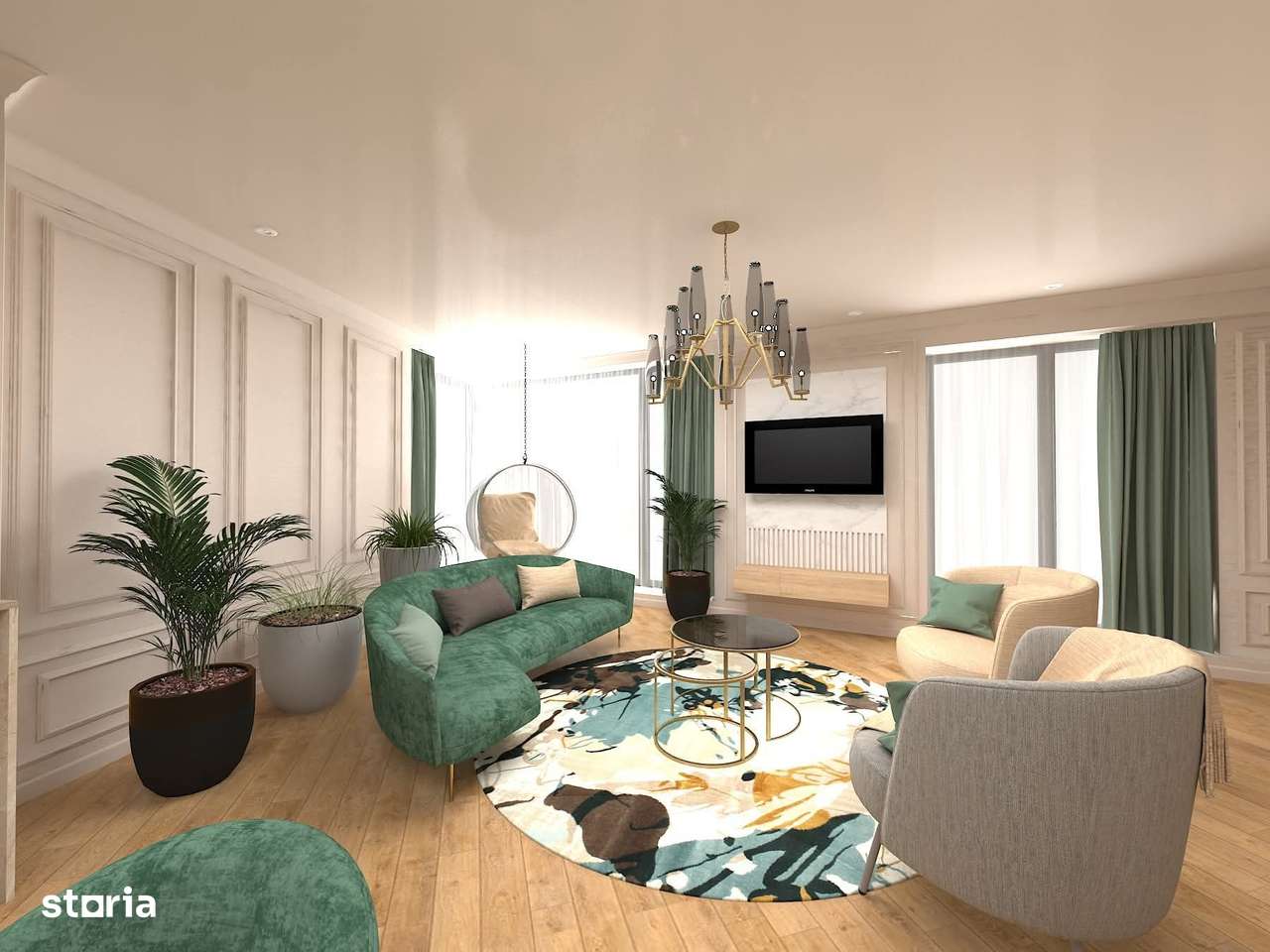 3 camere + parcare, Aviatiei Tower, Mall Promenada-12