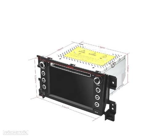 AUTO RADIO GPS ANDROID 12 PARA SUZUKI GRAND VITARA 05-13 - 5