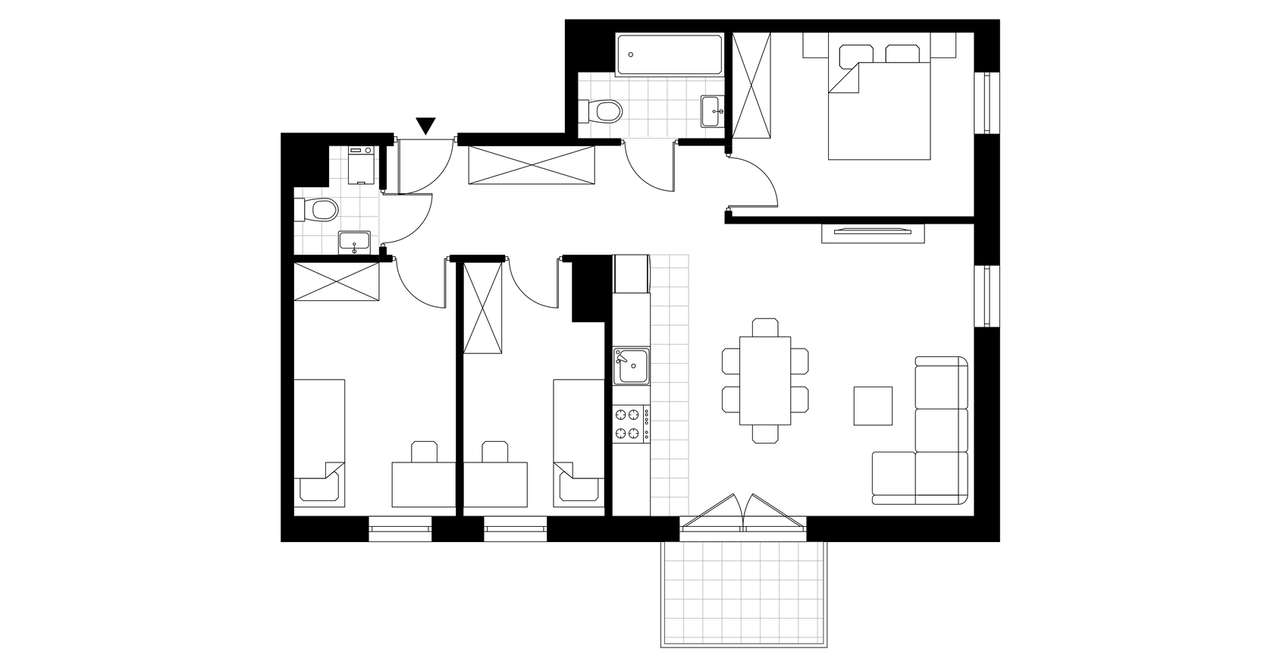 Skandinavia | mieszkanie 4-pok. | A.4.54 - Pełny obrazek: 3/8