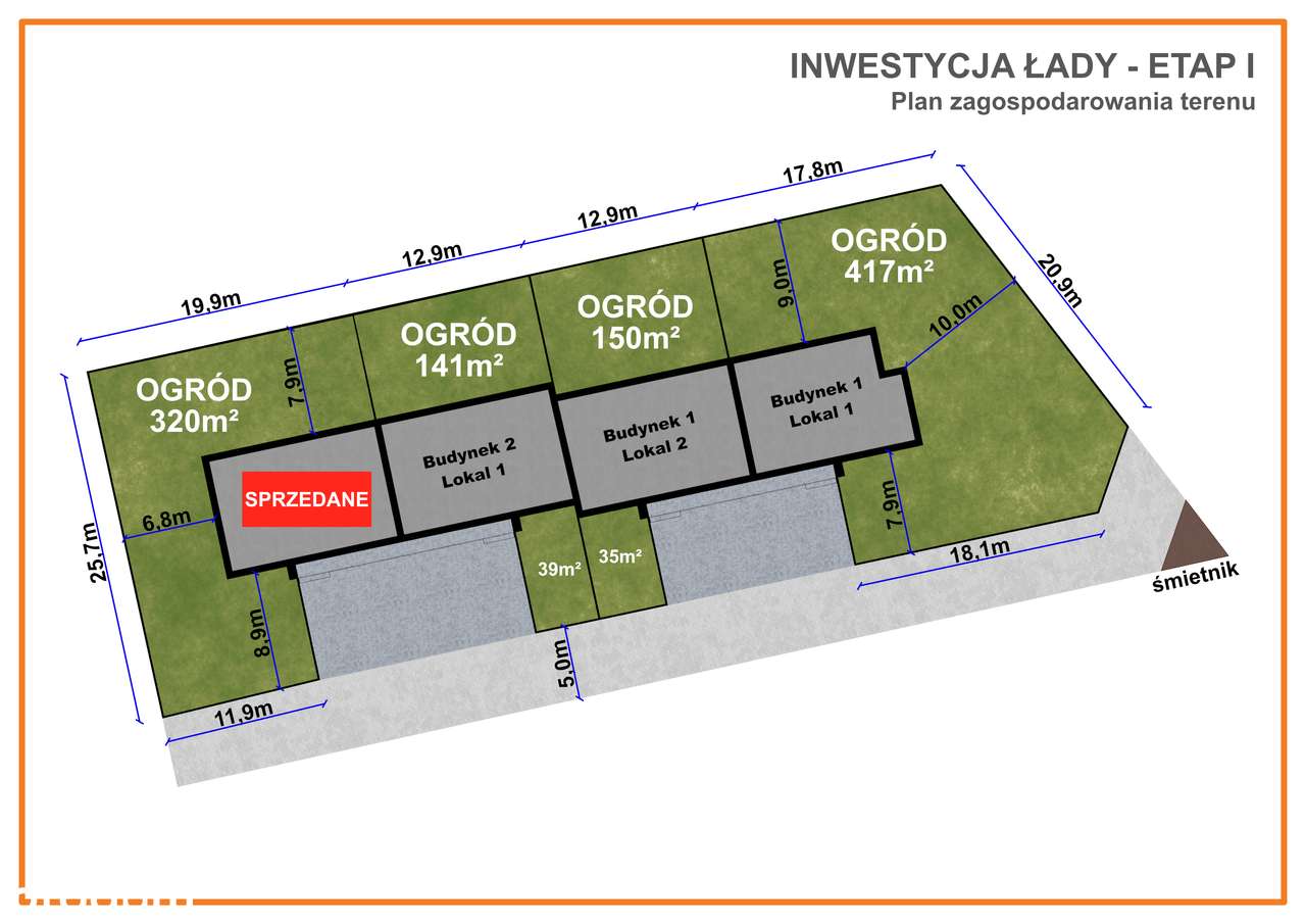 Komfortowy dom z bardzo dużym ogrodem - Pełny obrazek: 5/10