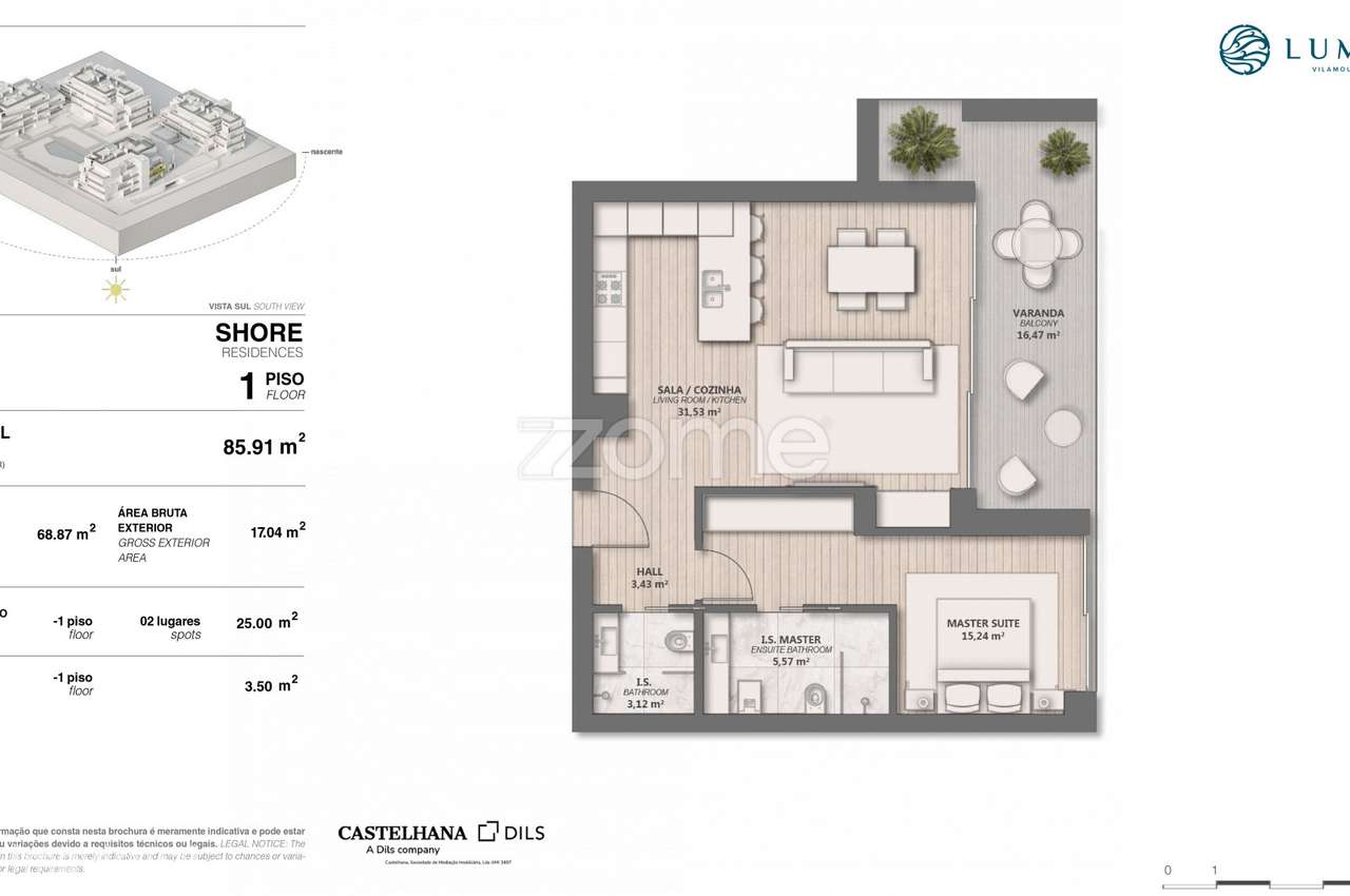 LUMARE Vilamoura | Exclusivo T1 com 1 Suíte e Piscina-13