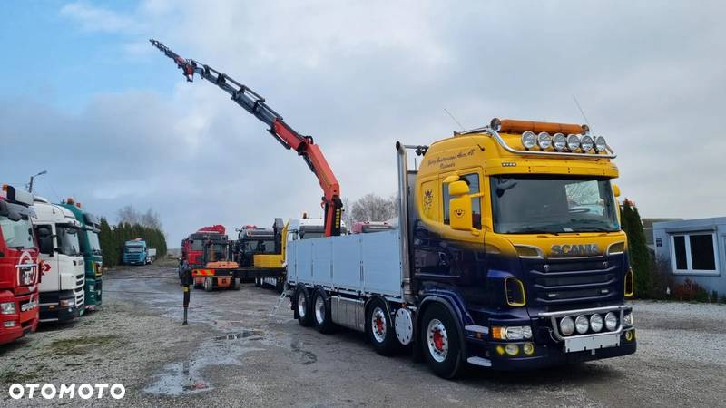 Scania R560 V8. 8X4 PALFINGER 26002+JIB - 1