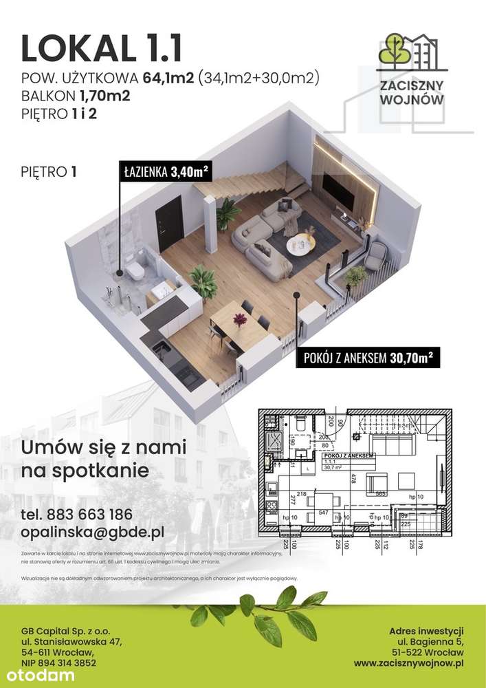 Wyjątkowo przestronne i przeszklone 3 pok.!-8