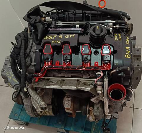 Motor golf V gti 2.0tfsi turbo 200cv BWA caixa 6 velocidades JLW - 8