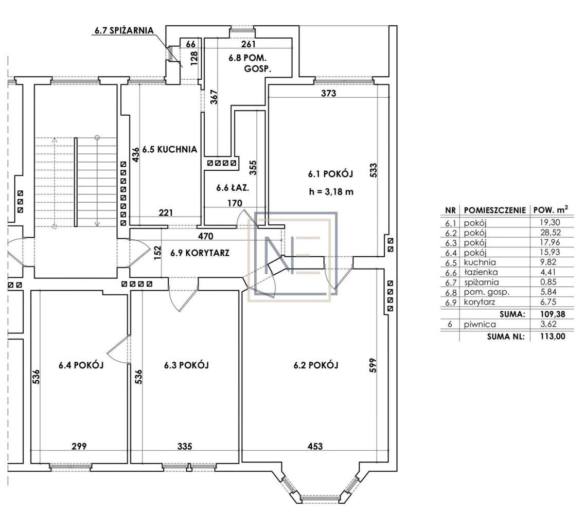M5-109,38 m2 z dużym potencjałem na dwa mieszkani-1