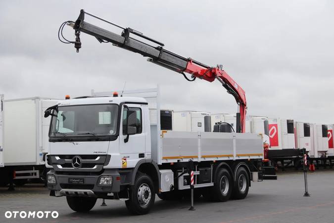 Mercedes-Benz ACTROS 3336 / 6 X 4 / SKRZYNIOWY - 6,85 M + HDS FASSI F195 / PILOT / EPS + SPRZĘGŁO / 08.2012 R - 1