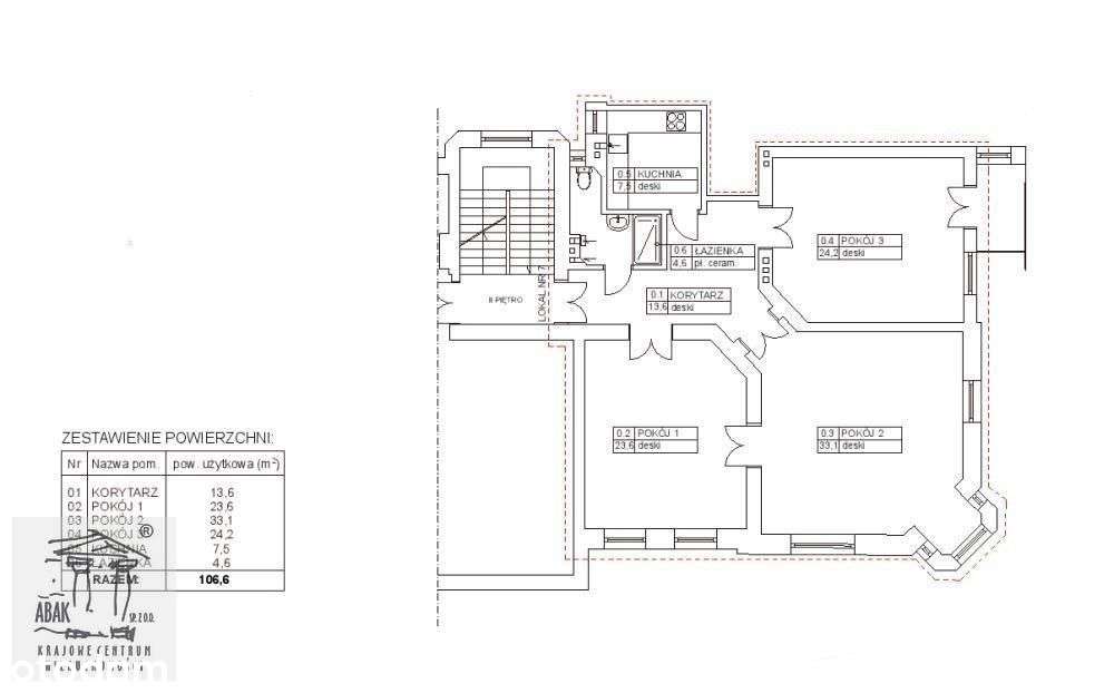 ul.Kraszewskiego mieszkanie 106,6m2 , 2ptr. w wyremontowanej kamienicy-15