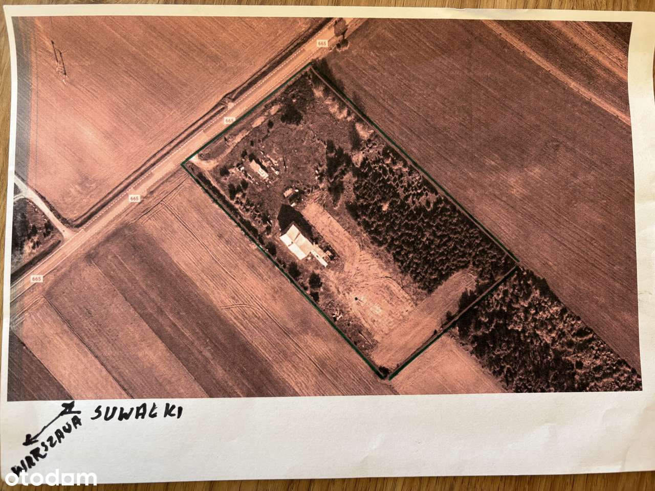 Działka pod inwestycję przemysłowo logistyczną - drogi DK65 i S61 - Pełny obrazek: 2/4