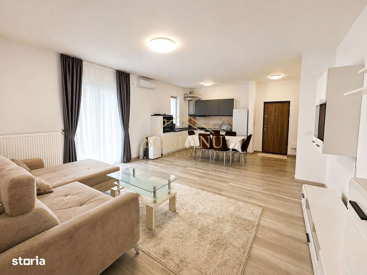 BG191-Apartament 2 camere Mobilat-Utilat,Bloc nou,Parcare-Giroc-3