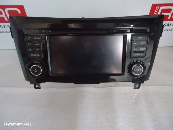 Conjunto Auto Radio CD & Navegação Nissan Qashqai de 2016 - 2