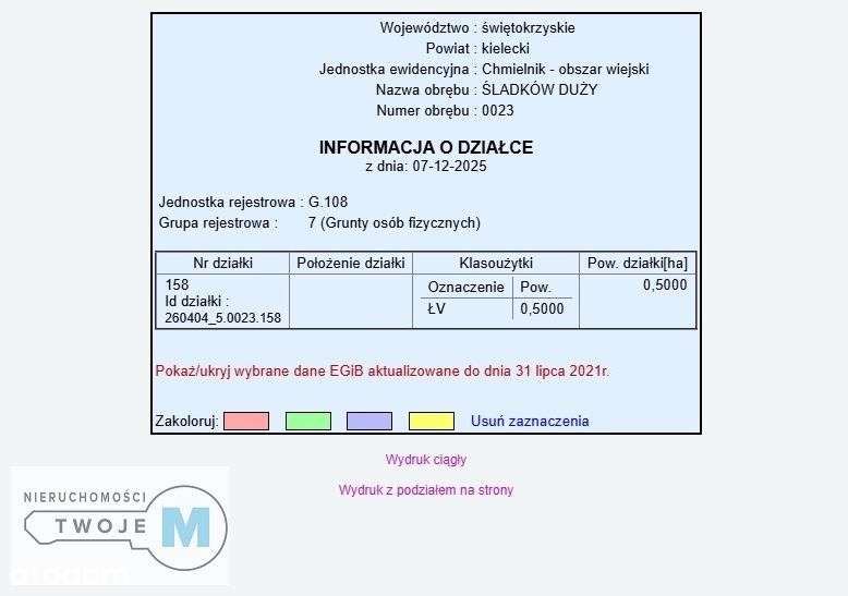 Działki rolne z lasem w Śladkowie Dużym - Pełny obrazek: 3/13