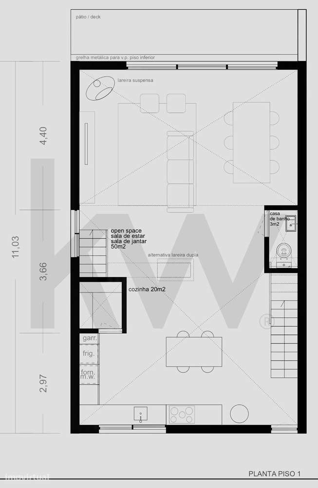 Terreno Urbano com Projeto para Moradia T3 e Piscina,  373 m2  – Valad - Grande imagem: 5/9