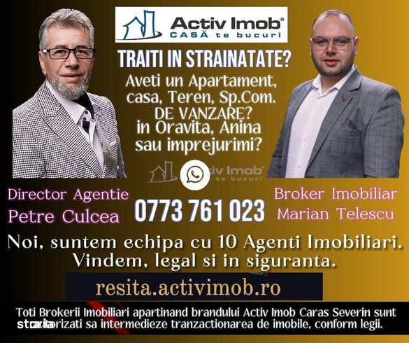 Oravita, Casa Rezidentiala, 7 Incaperi, 1151mp Teren, ZERO Comision Cu-9