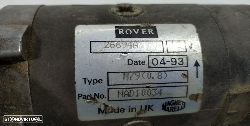 Motor De Arranque Rover 200 Hatchback (Xw) - 5