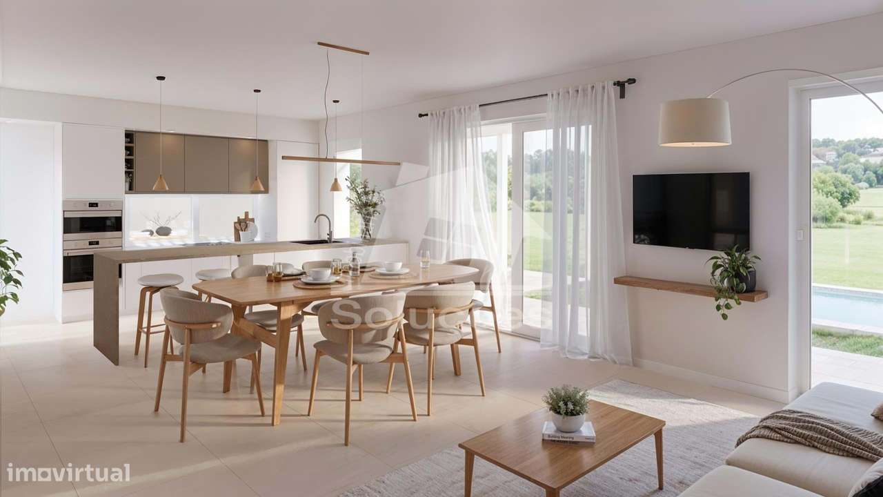 Moradia geminada T2+1 quartos com piscina privada no Silves Golf Resor - Grande imagem: 2/12