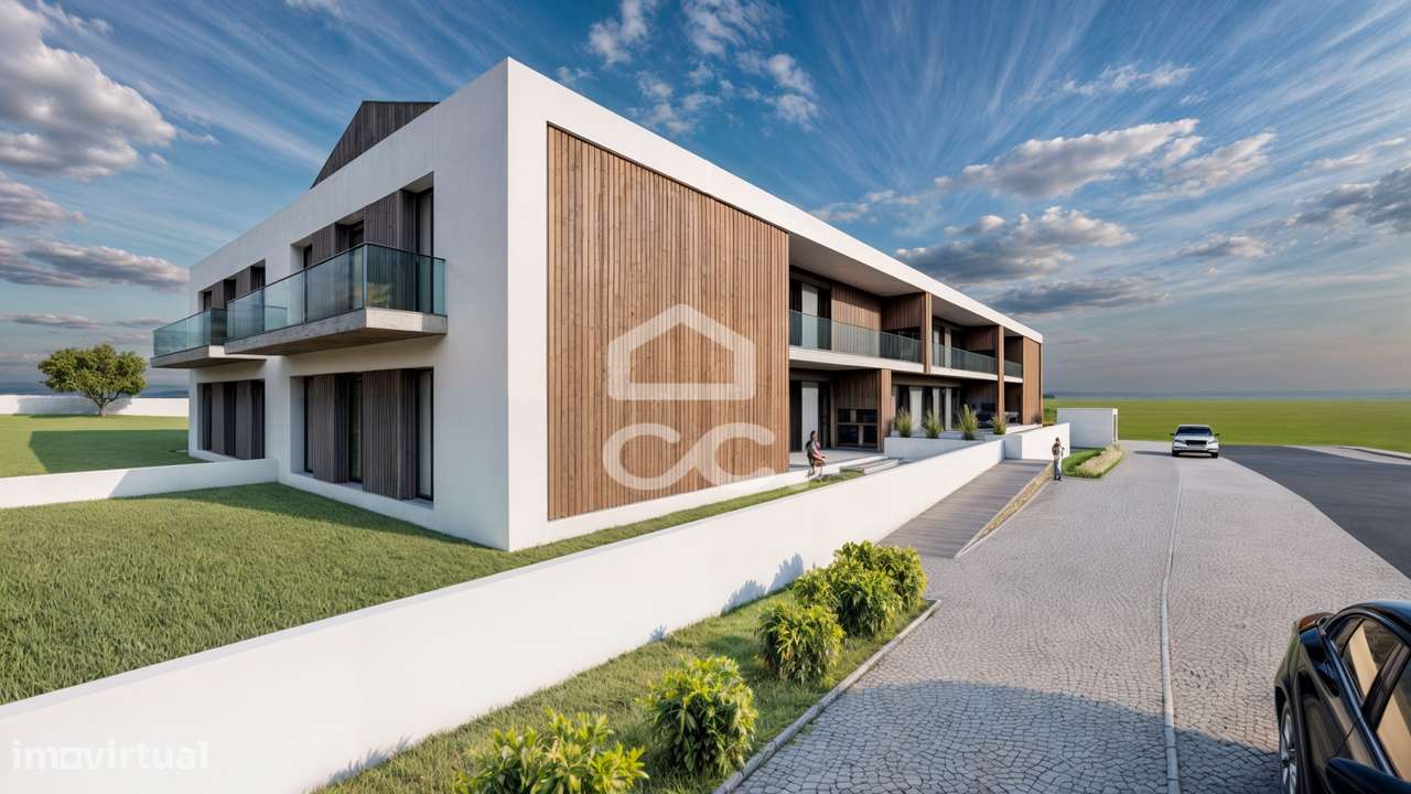 Apartamento T3 com terraço e um logradouro com 157m2, em construção em-6