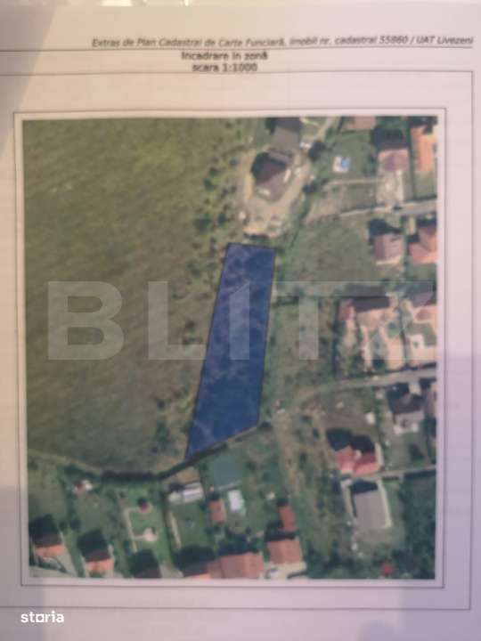 Oportunitate! Teren 1000 mp, intravilan, Livezeni – Cartier Orizont - Imagine principală: 2/4