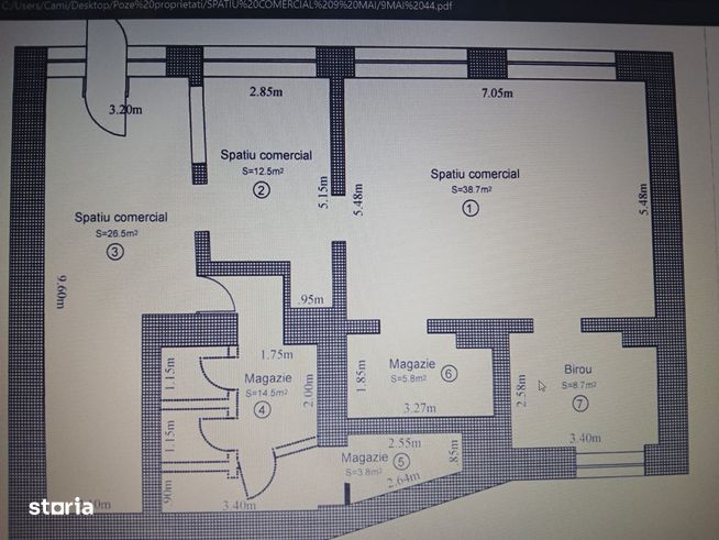 Spatiu comercial de vanzare – Zona 9 mai, Sibiu – 110,5 mp-15
